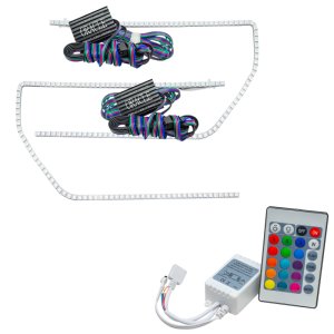 Ford Raptor Headlight Halo Kit - ORACLE Lighting - Perimeter Style, ColorSHIFT w/ Simple Controller - `09-`14 Ford Raptor Headlight Halo Kit - ORACLE Lighting - Perimeter Style, ColorSHIFT w/ Simple Controller - `09-`14